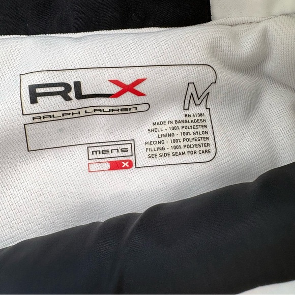 RLX Ralph Lauren Ski Pants Size M White Black Waterproof Snowboard - Picture 7 of 12